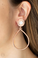 Paparazzi Fairytale Finish - Copper Clip-On Earrings