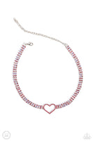 Paparazzi Rows of Romance - Pink Necklace