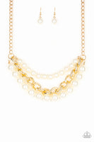 Paparazzi Empire State Empress - Gold Necklace