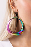 Paparazzi Asymmetrical Action - Multi Earrings