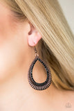 Paparazzi Right As REIGN - Copper Earrings