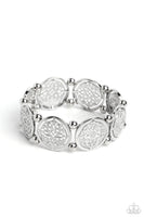 Paparazzi Filigree Fanfare - Silver Bracelet