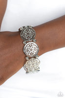 Paparazzi Filigree Fanfare - Silver Bracelet