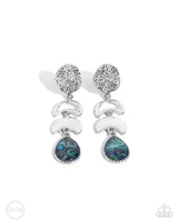 Paparazzi Celestial Character - Blue Clip-On Earrings