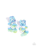 Paparazzi Under the Waves - Blue Post Earrings