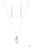 Paparazzi Prismatically Polished - White Necklace