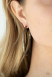 Paparazzi Rustic Radius - Brass Hoop Earrings