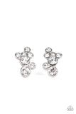 Paparazzi Treasure Treat - White Post Earrings