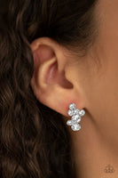 Paparazzi Treasure Treat - White Post Earrings