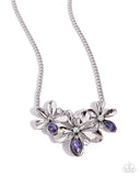 Paparazzi Twirling Triad - Purple Necklace