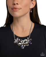 Paparazzi Twirling Triad - Purple Necklace