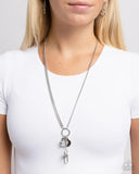 Paparazzi Lanyard Legacy - Silver Lanyard Necklace