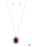 Paparazzi Noble Reflection - Pink Necklace