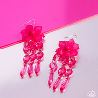 Paparazzi Hawaiian Hallmark - Pink Earrings