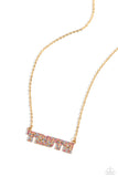 Paparazzi Truth Trinket - Gold Necklace