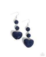 Paparazzi Vision in Shimmer - Blue Earrings