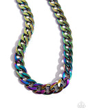 Paparazzi Action CURB - Multi Necklace