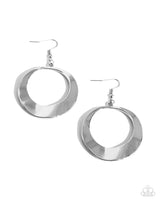 Paparazzi Urban Eclipse - Silver Earrings