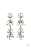 Paparazzi Space Age Sparkle - Yellow Post Earrings