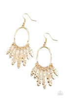 Paparazzi Artisan Aria - Gold Earrings