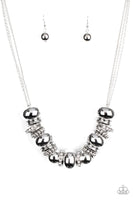 Paparazzi Only The Brave - White Necklace