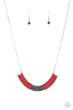 Paparazzi Coup de MANE - Red Necklace