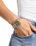 Paparazzi Bedazzled Bloom - Yellow Bracelet