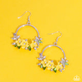 Paparazzi Fairy Freestyle - Yellow Earrings