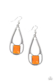 Paparazzi Adventure Story - Orange Earrings