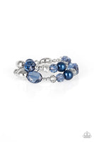 Paparazzi Downtown Dazzle - Blue Bracelet