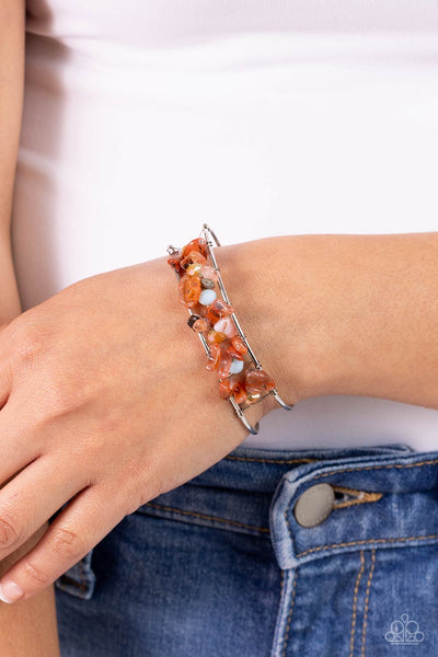 Paparazzi Handcrafted Headliner - Orange Bracelet