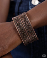 Paparazzi Eclectic European - Copper Bracelet