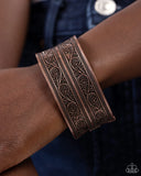 Paparazzi Eclectic European - Copper Bracelet