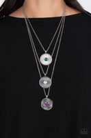 Paparazzi Geographic Grace - Purple Necklace