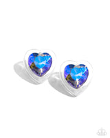 Paparazzi Heart-Pounding Haute - Purple Post Earrings