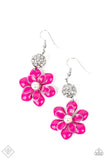 Paparazzi Bewitching Botany - Pink Earrings