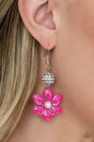 Paparazzi Bewitching Botany - Pink Earrings