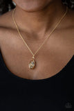 Paparazzi Timeless Tranquility - Gold Necklace