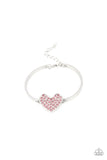 Paparazzi Heart-Stopping Shimmer - Pink Bracelet