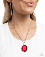 Paparazzi Showstopping Season - Red Necklace