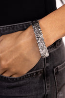 Paparazzi Grounded Grace - Silver Bracelet