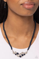 Paparazzi Pampered Pearls - Blue Necklace