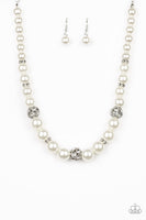 Paparazzi Rich Girl Refinement - White Necklace