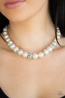 Paparazzi Rich Girl Refinement - White Necklace