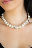 Paparazzi Rich Girl Refinement - White Necklace