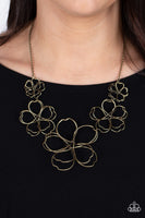 Paparazzi The Show Must GROW On - Brass Necklace