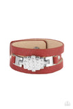 Paparazzi Ultra Urban - Red Wrap Bracelet