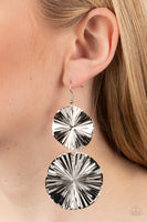 Paparazzi In Your Wildest FAN-tasy - Silver Earrings