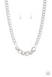 Paparazzi Infinite Impact - White Necklace