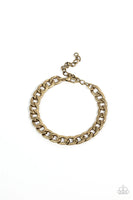 Paparazzi Alternative Anthem - Brass Men’s Bracelet